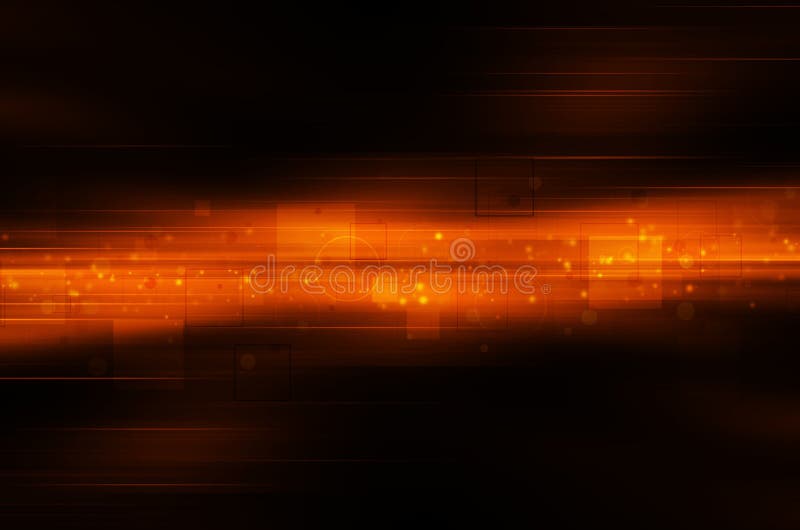 Dark Orange Technology Background Stock Illustration - Illustration of  clean, dark: 38500523