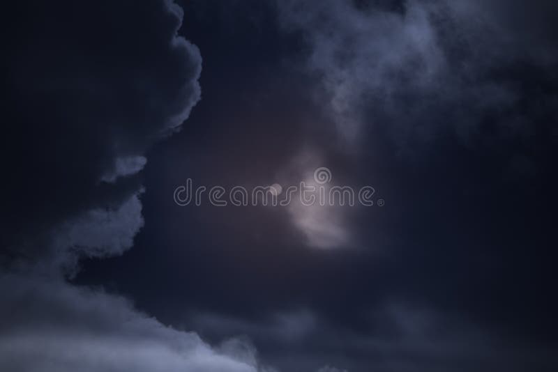 Overcast full moon night stock photo. Image of bright - 178484498