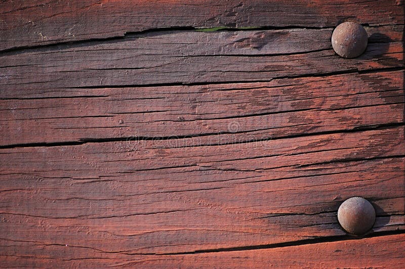 Dark painted plank