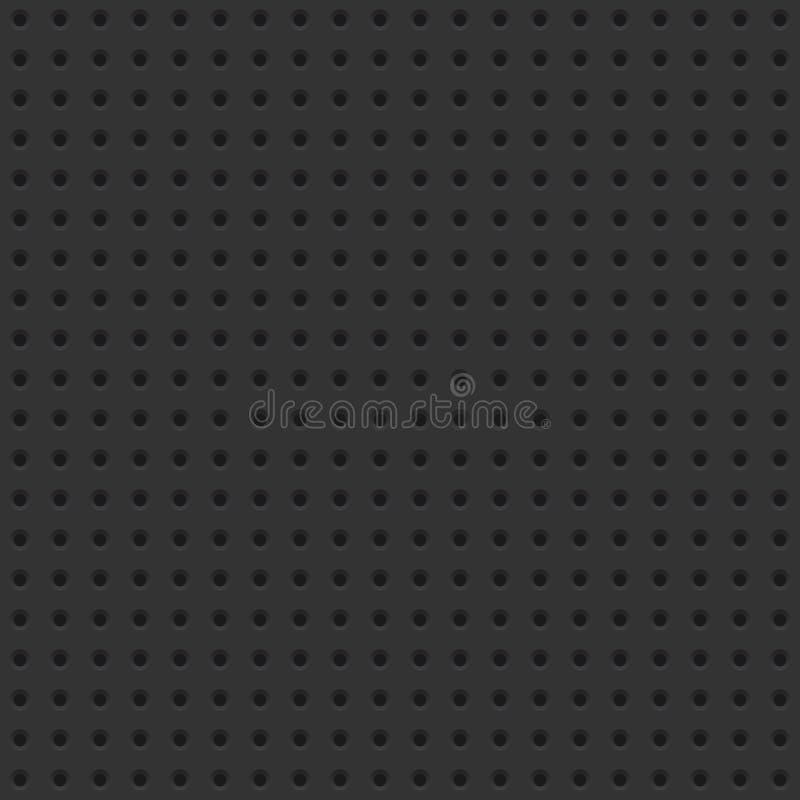 Dark seamless background tile with perforations. Dark seamless background tile with perforations.