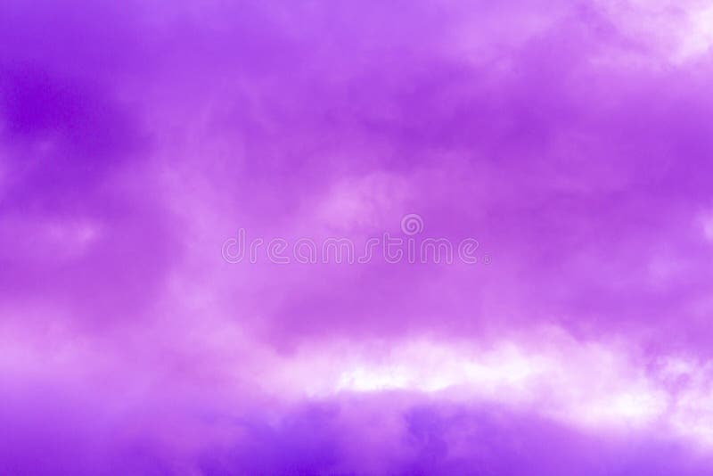 Abstract Purple Sky with Clouds Stock Image Image of light, landscape