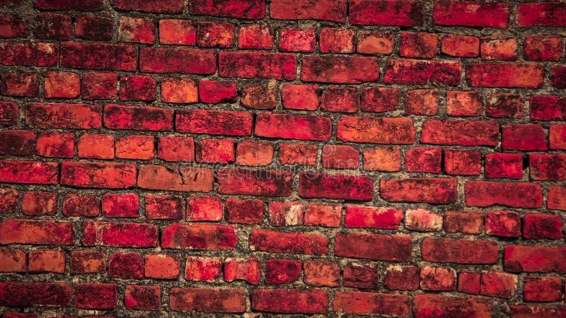 Old Brick Wall. Background of Old Orange Red Brick Wall Pattern Texture  Stock Image - Image of abstract, background: 181237051