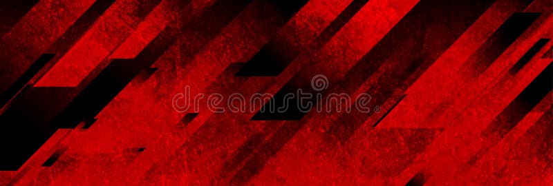 Dark Red Grunge Stripes Abstract Banner Design Stock Vector - Illustration  of hitech, bright: 178395865