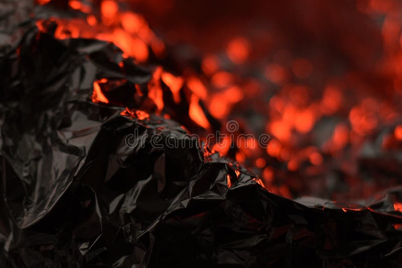 Dark Red Metallic Foil Texture. royalty free stock photography