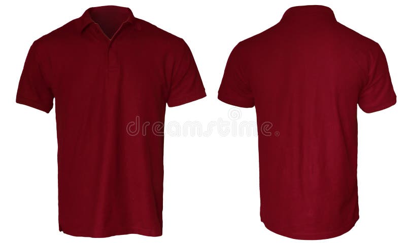 Download Dark Red Polo Shirt Mock Up Stock Photo - Image of body ...