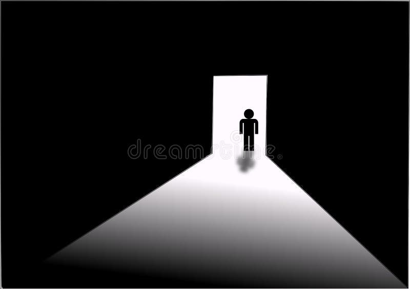 Dark Room stock illustration. Illustration of empty, communication