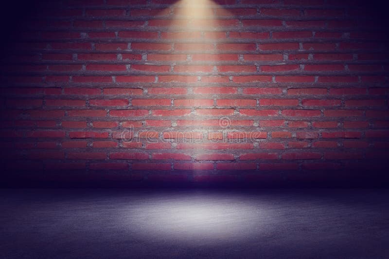 Dark Room with Tile Floor and Red Brick Wall Background. HD Image and Large  Resolution Stock Image - Image of background, black: 186860299