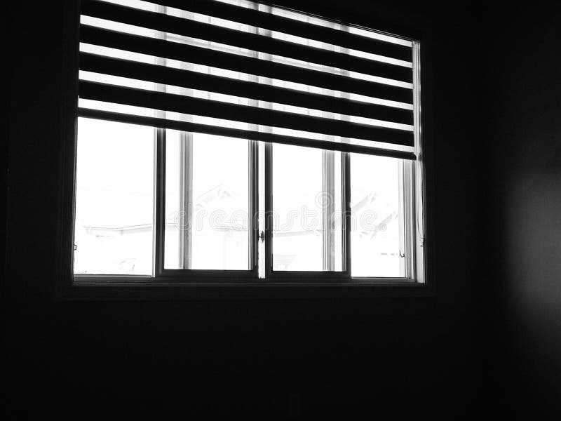 Dark Room with Window Light Stock Image Image of interior, concept