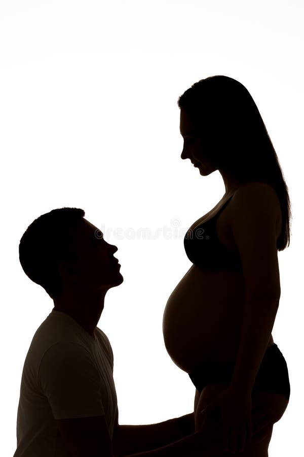 Pregnant Woman Man Together Silhouette Stock Photos - Free & Royalty-Free  Stock Photos from Dreamstime