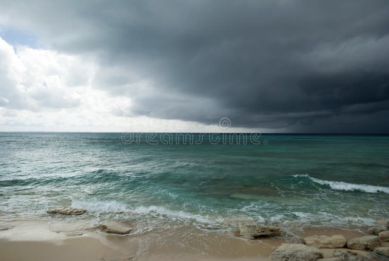 Dark Sky Over Grand Turk Island