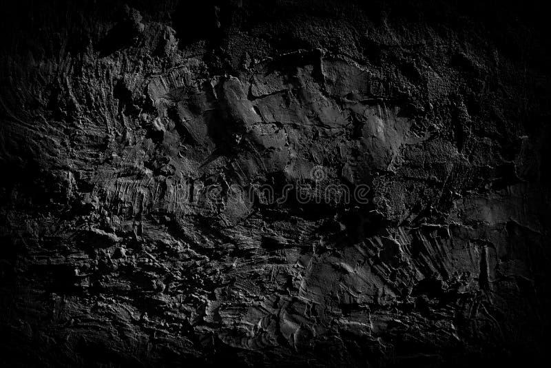 Dark surface of the old dirty cement wall