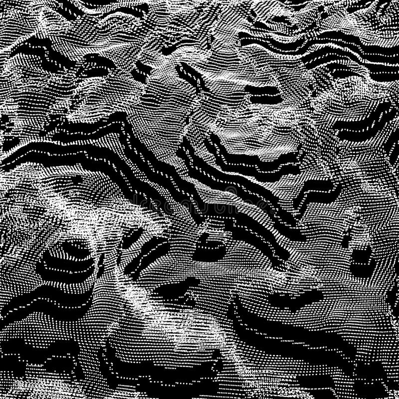 Dark texture. Spotted abstract background. Connection structure stock illustration.