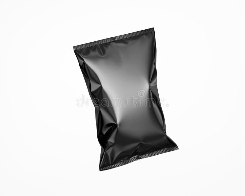 Download Dark Tilted Glossy Snack Package Mockup Stock Illustration Illustration Of Dark Product 207446279