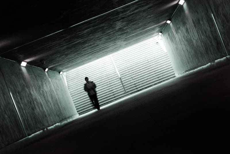 Dark tunnel royalty free stock photos Dark tunnel royalty free stock photos