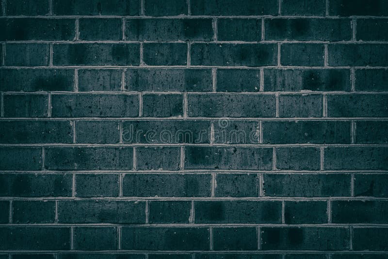 Turquoise Brick Wall for Background or Texture. Stock Image Image of
