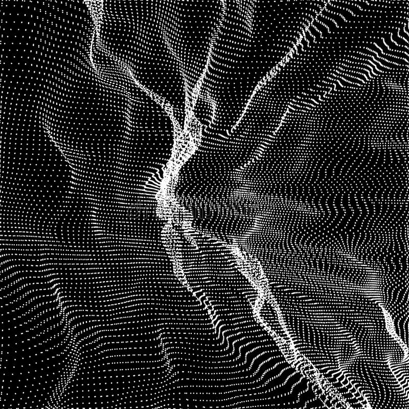 Dark vector texture. Spotted abstract background. Connection structure vector illustration