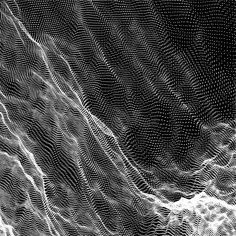 Dark vector texture. Spotted abstract background. Connection structure. Vector illustration royalty free illustration