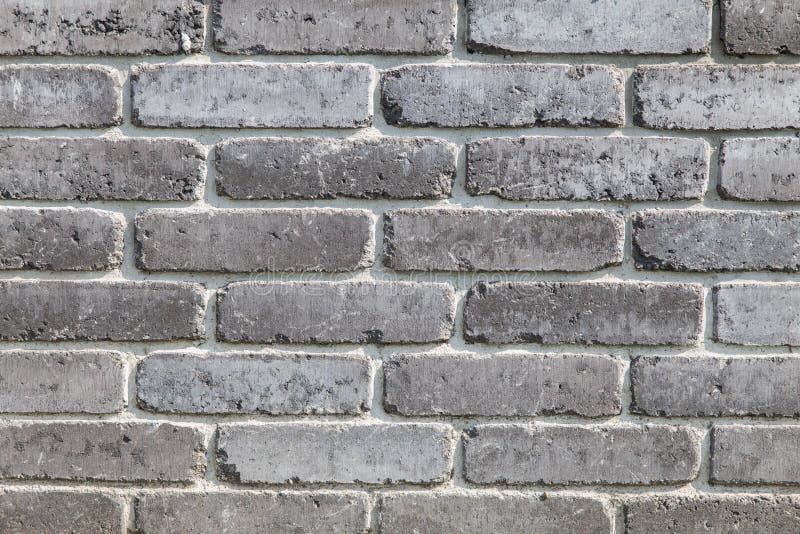 Dark Wall Made of Ash Color Bricks Stock Photo - Image of retro, wallpaper:  184994428