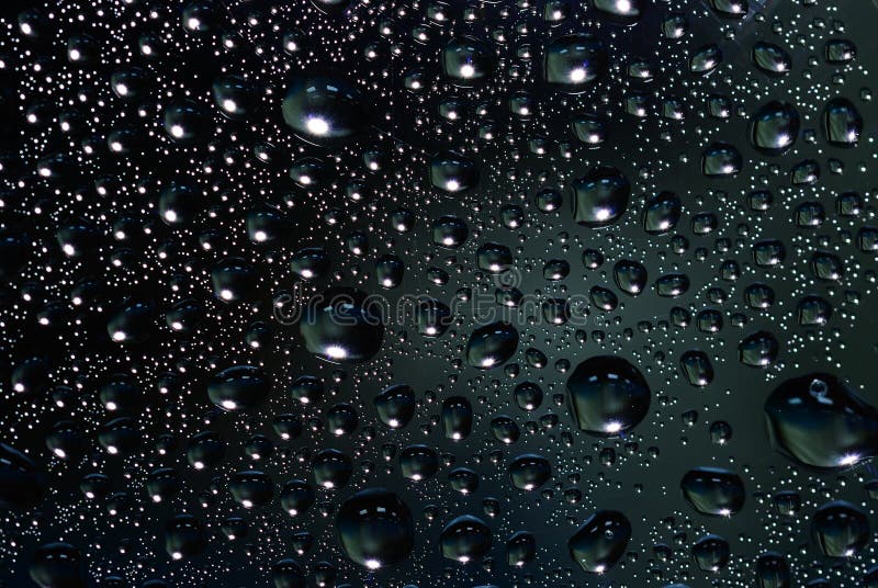 Abstract dark water drop background