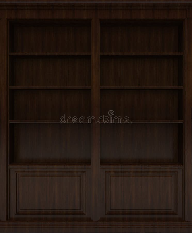 Dark Wooden book shelf
