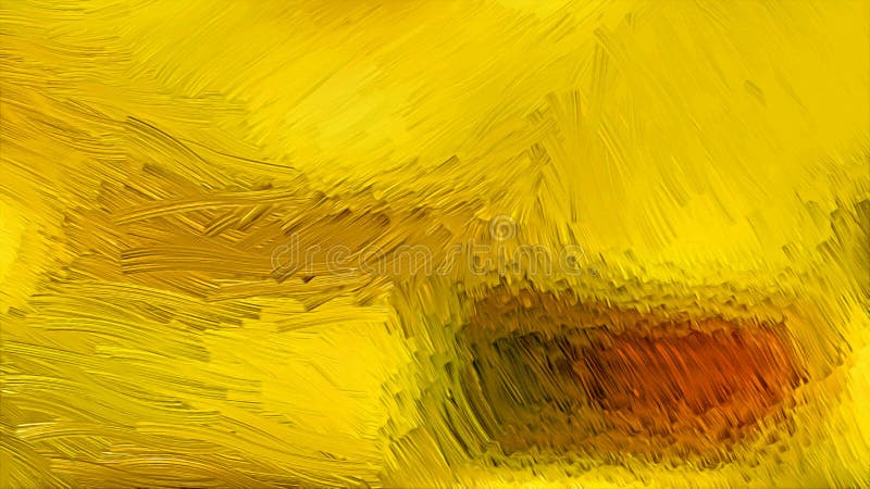 Dark Yellow Oil Painting Background Stock Illustration - Illustration of  handmade, abstract: 210273697