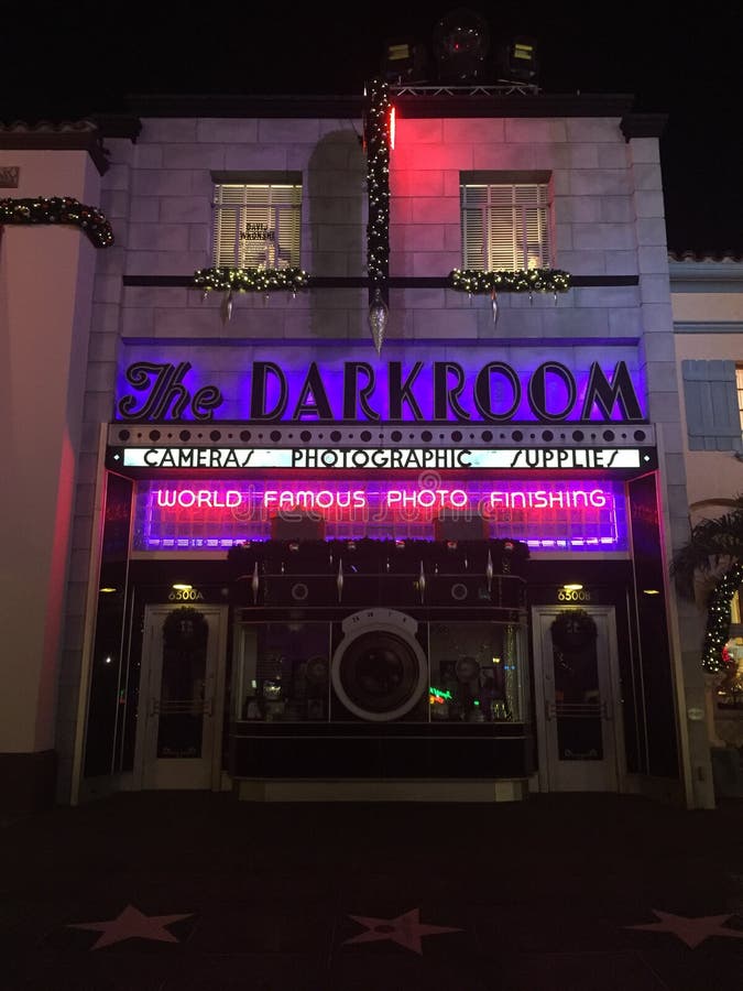 The Darkroom at Universal Studios, Orlando, FL. Editorial Stock Photo