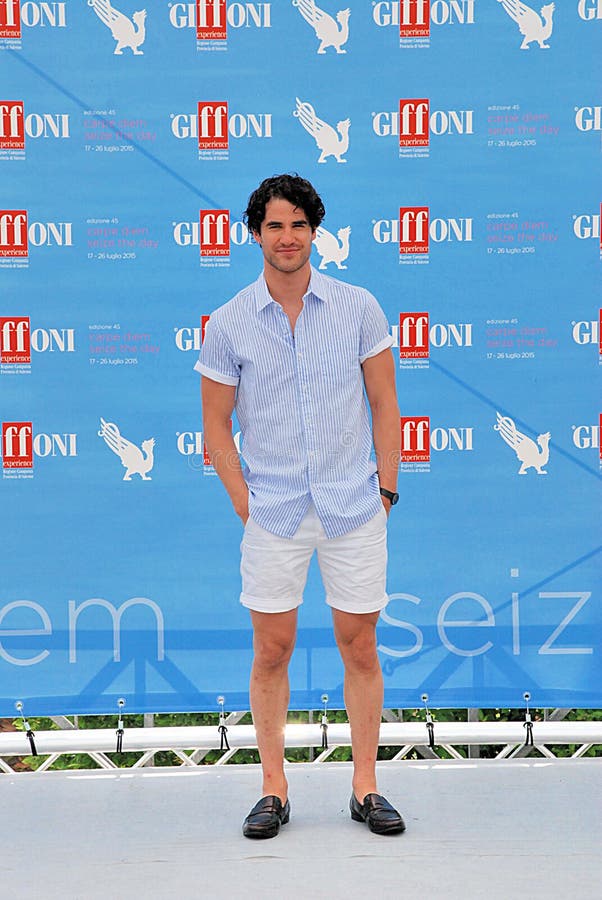 Giffoni Valle Piana, Salerno, Italia - 24 Luglio, 2015 : Darren Criss al Giffoni Film Festival 2015 - il 24 Luglio, 2015 a Giffoni Valle Piana, Italia. Giffoni Valle Piana, Salerno, Italia - 24 Luglio, 2015 : Darren Criss al Giffoni Film Festival 2015 - il 24 Luglio, 2015 a Giffoni Valle Piana, Italia