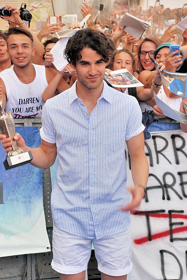 Giffoni Valle Piana, Salerno, Italia - 24 Luglio, 2015 : Darren Criss al Giffoni Film Festival 2015 - il 24 Luglio, 2015 a Giffoni Valle Piana, Italia. Giffoni Valle Piana, Salerno, Italia - 24 Luglio, 2015 : Darren Criss al Giffoni Film Festival 2015 - il 24 Luglio, 2015 a Giffoni Valle Piana, Italia