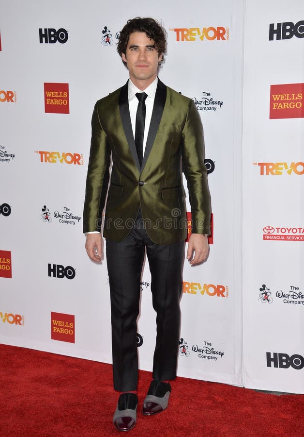 LOS ANGELES, CA - DECEMBER 6, 2015: Actor Darren Criss at the 2015 TrevorLIVE Los Angeles Gala at the Hollywood Palladium