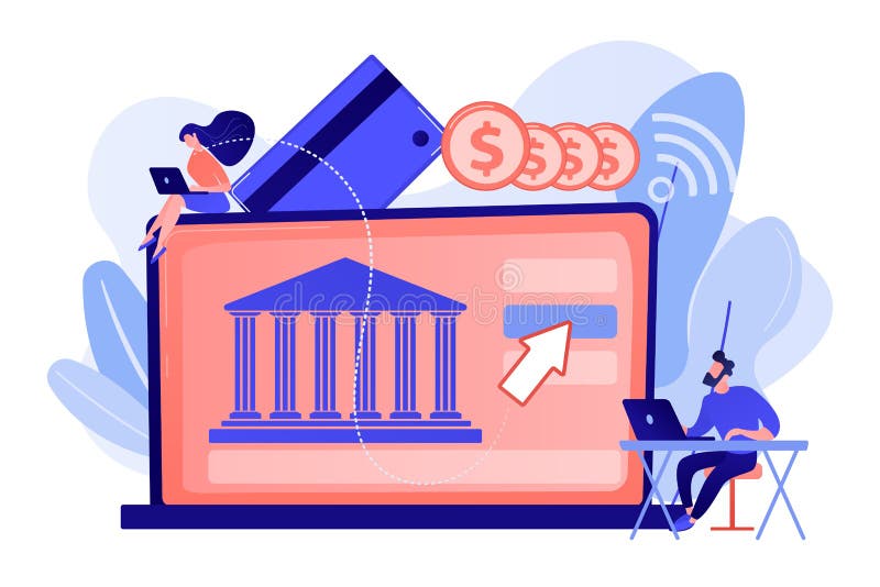 Darstellung des Begriffs 'Open Banking Plattform' lizenzfreie abbildung