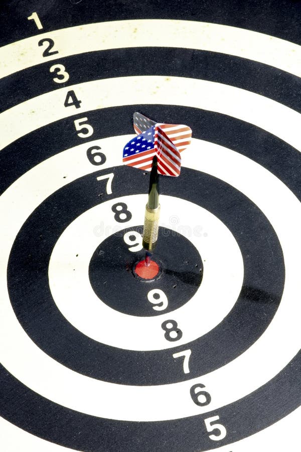 Dart With American Flag Flight Stock Image Image of background, flag