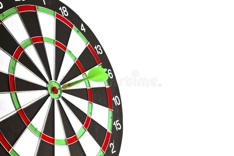 Dartboard with dart