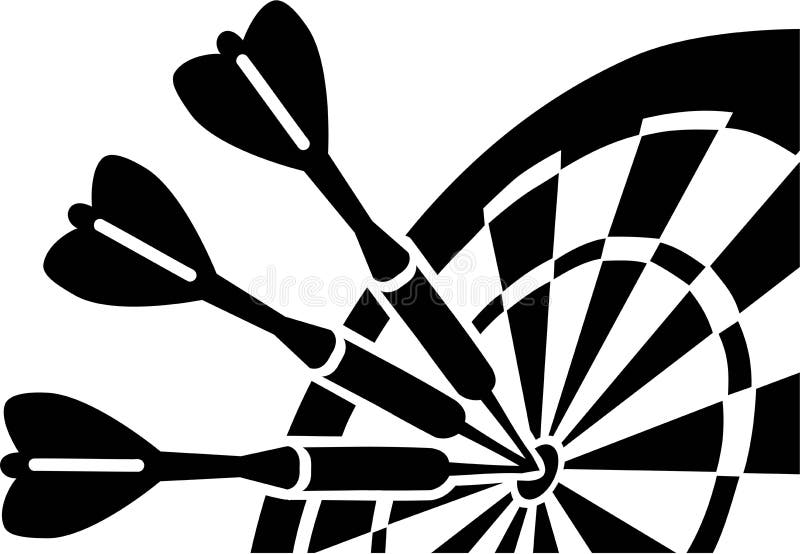 Playing Dart Clipart Images