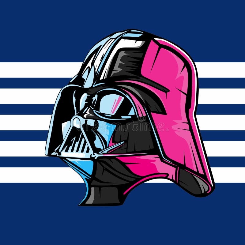 darth vader helmet vector