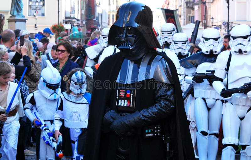 Darth Vader и Stormtroopers стоковое изображение rf Darth Vader и Stormtroopers стоковое изображение rf