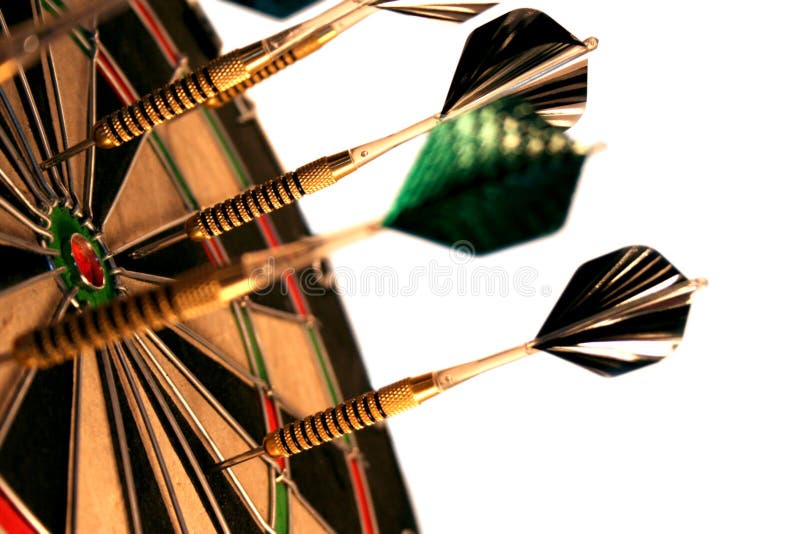 Darts stock photo