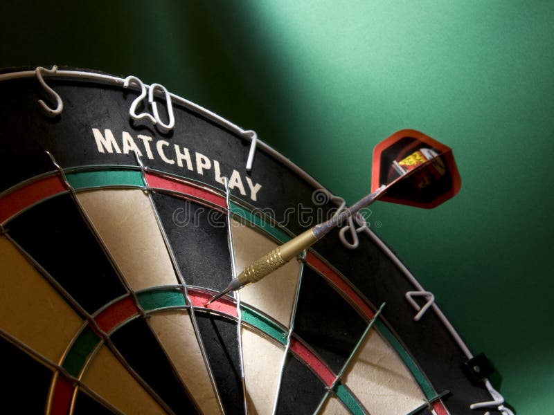 Darts game stock images