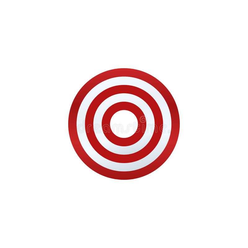 Darttavlasymbol royaltyfri illustrationer