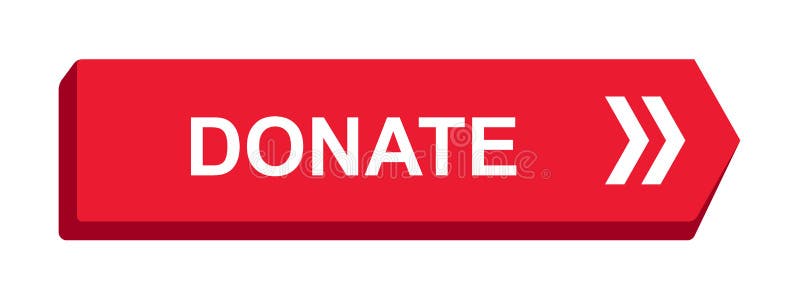 Daruje teraz guzika ilustracja wektor