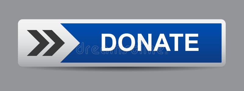 Daruje teraz guzika ilustracja wektor