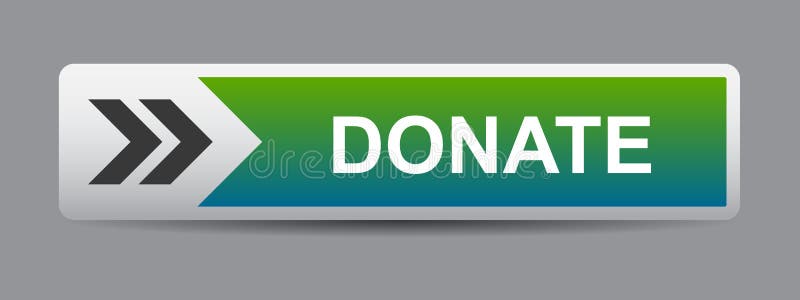 Daruje teraz guzika ilustracja wektor