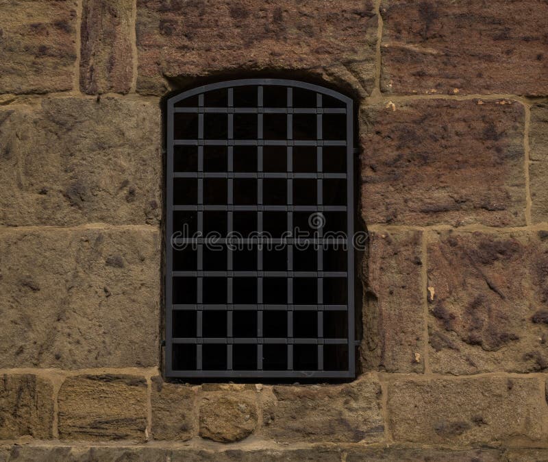 Die Wand Und Das Fenster Eines Alten Bauernhauses Nach