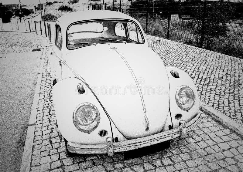 Das Auto stock photo. Image of auto, black, white, costa 154423730