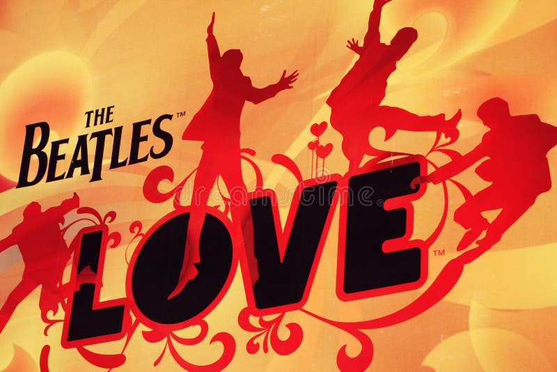 The Beatles, a musical performed by Cirque du Soleil in Las Vegas (at The Mirage casino). The Beatles, a musical performed by Cirque du Soleil in Las Vegas (at The Mirage casino)