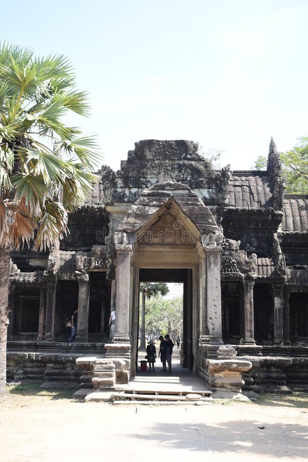 Das Elefant-Tor bei Angkor Wat lizenzfreie stockfotografie Das Elefant-Tor bei Angkor Wat lizenzfreie stockfotografie
