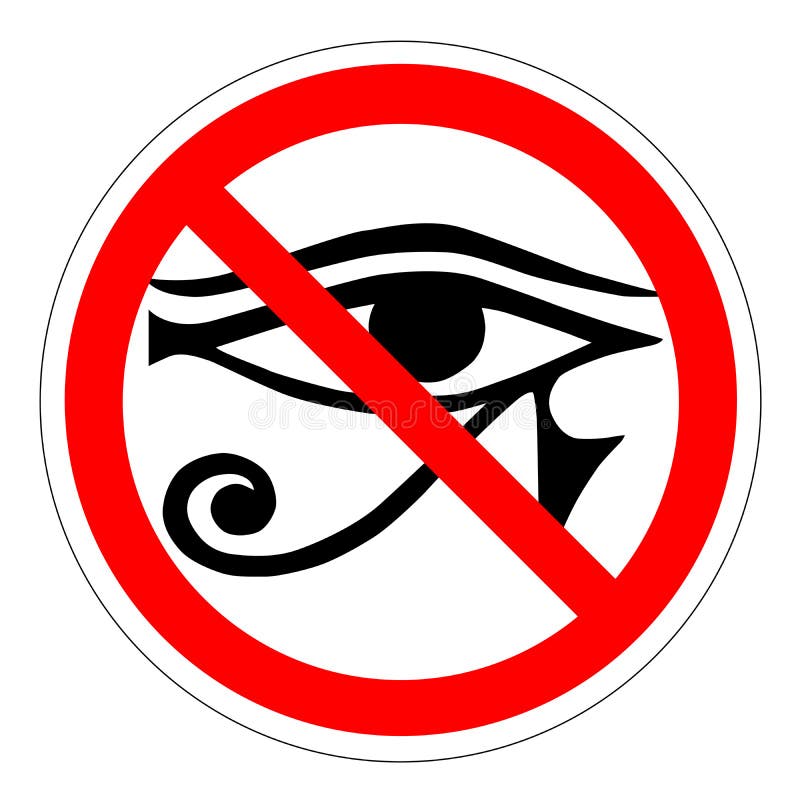 Das gesamt-sehende Auge des Verbots, das neue verbotene Zeichen der Weltordnung