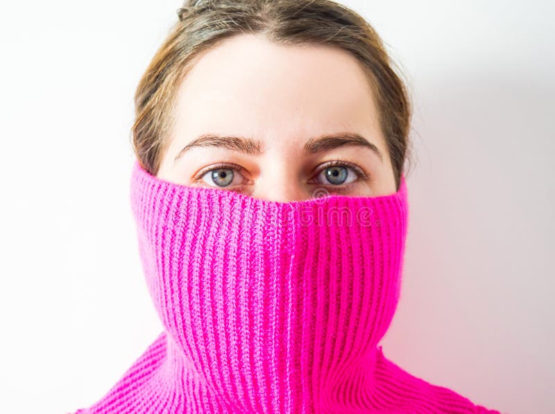 Das Gesicht eines schönen Mädchens stockbild