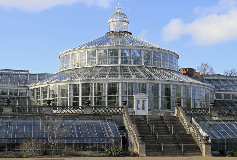 Das Glashaus Im Botanischen Garten Von Kopenhagen Stockbild Bild von