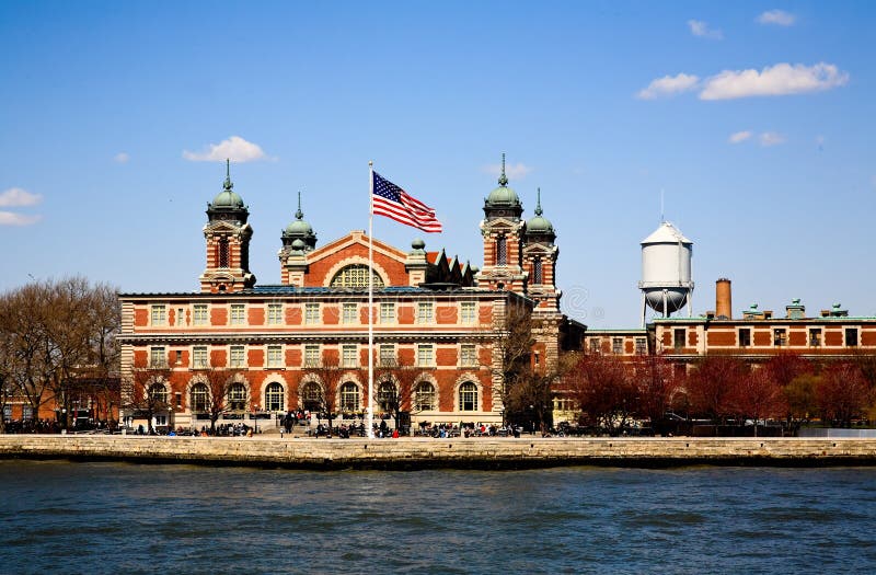 Das Hauptimmigrationgebäude auf Ellis Island