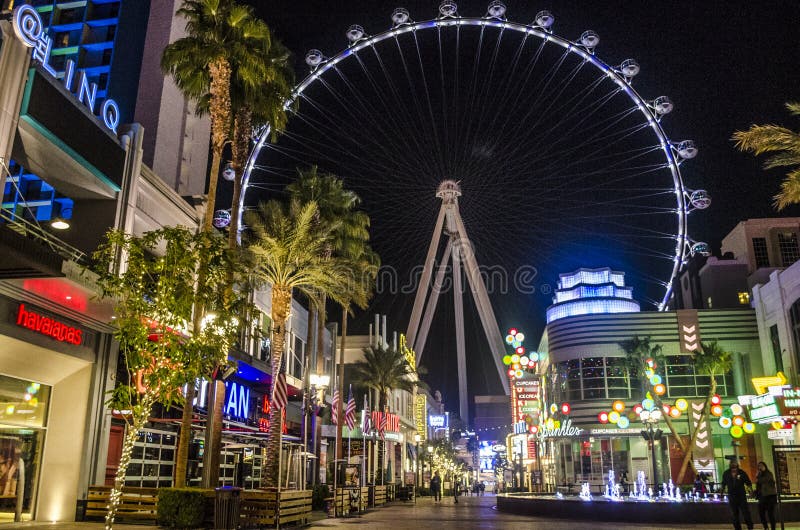 Das Linq Las Vegas, Nevada lizenzfreie stockfotografie Das Linq Las Vegas, Nevada lizenzfreie stockfotografie